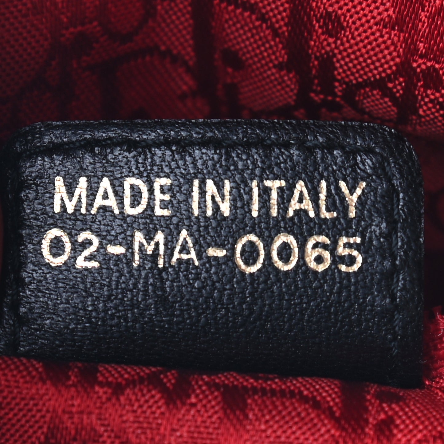 Lambskin Cannage Medium Lady Dior Black