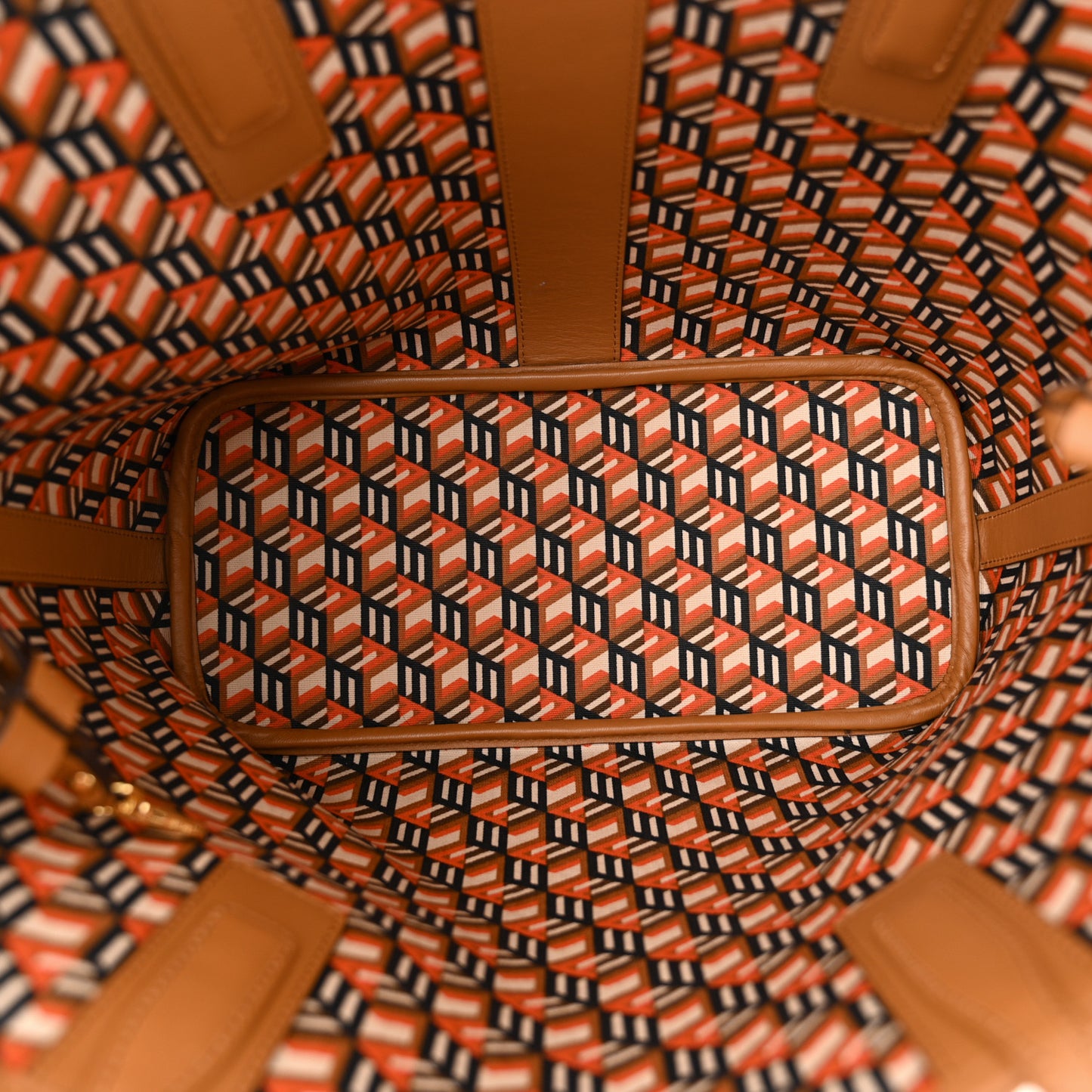 Visetos Small Liz Reversible Shopper Tote Cognac