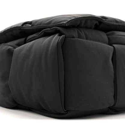 Bottega Veneta Nylon Intrecciato Padded Tech Maxi Cassette Bag Black 9 of 14