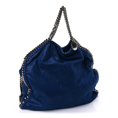 Stella McCartney Shaggy Deer Small Falabella Fold Over Tote Cornflower Blue 2 of 7