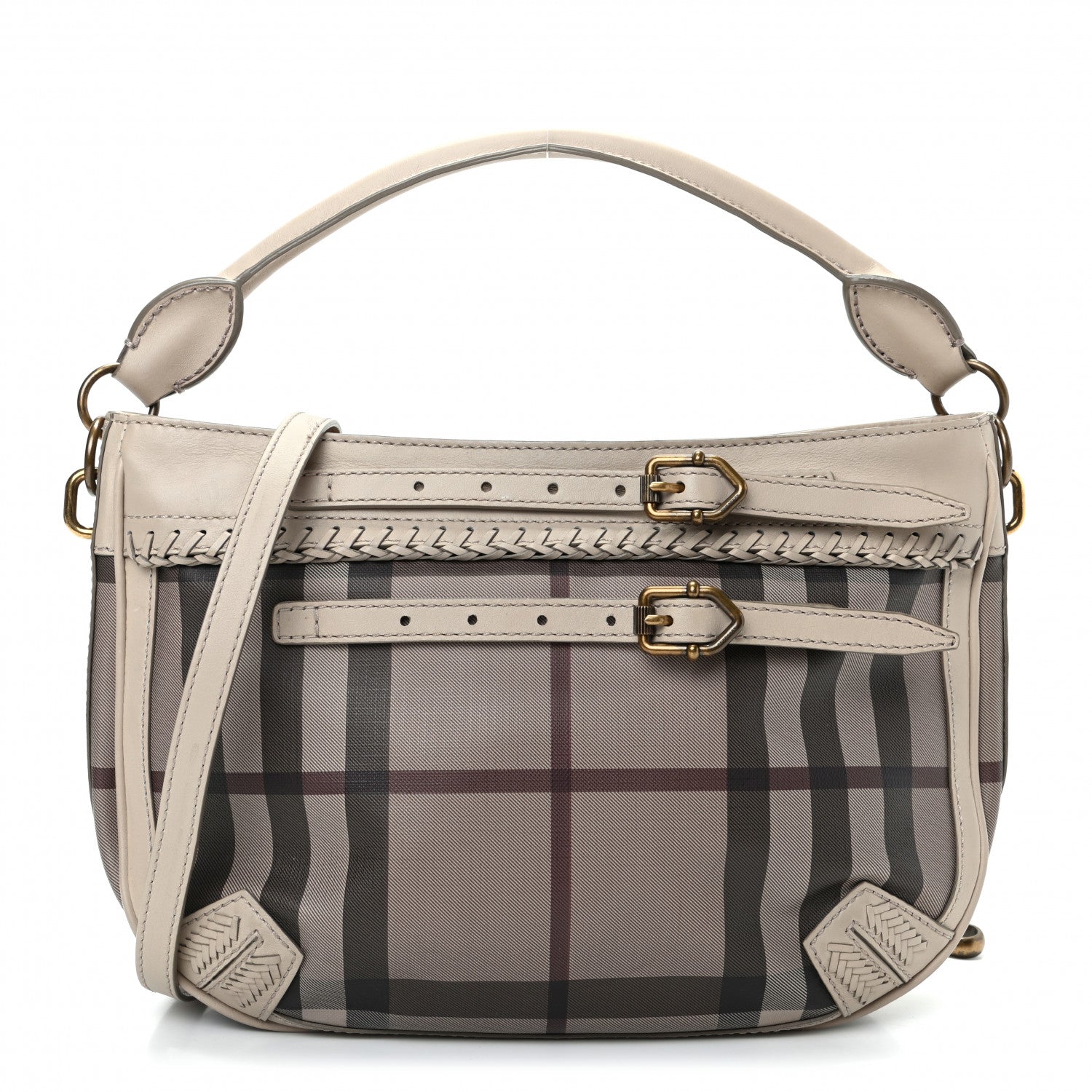 Burberry Smoked Check Shoulder Bag Trench 1 of 8