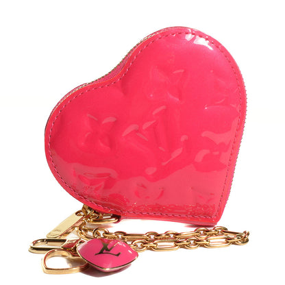 Louis Vuitton Vernis Heart Coin Purse Rose Pop 1 of 7