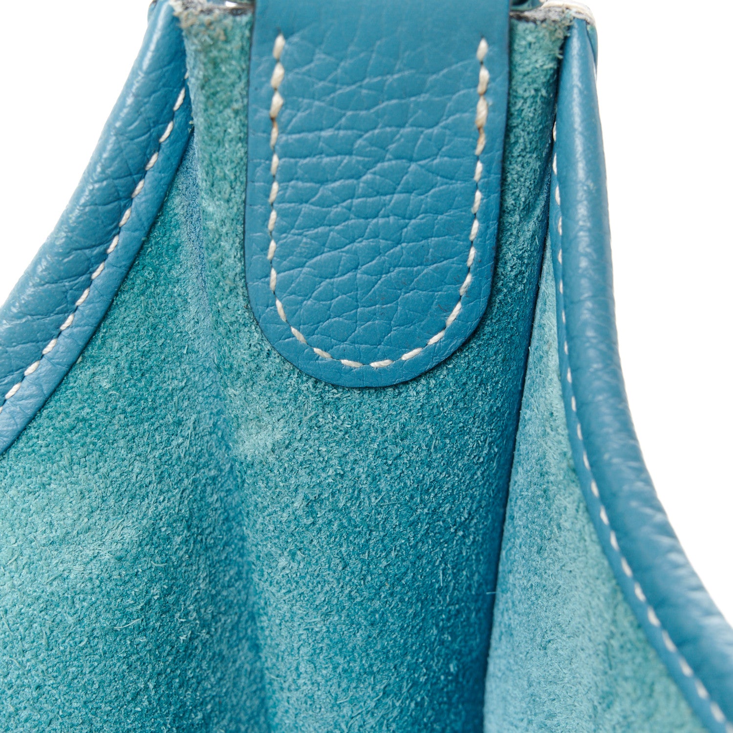 Hermes Taurillon Clemence Evelyne III PM Blue Jean 12 of 14