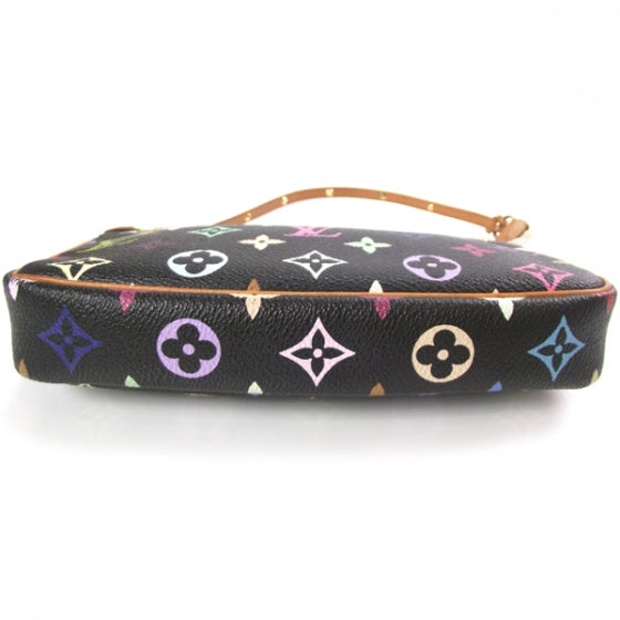 Monogram Multicolor Pochette Accessories Black