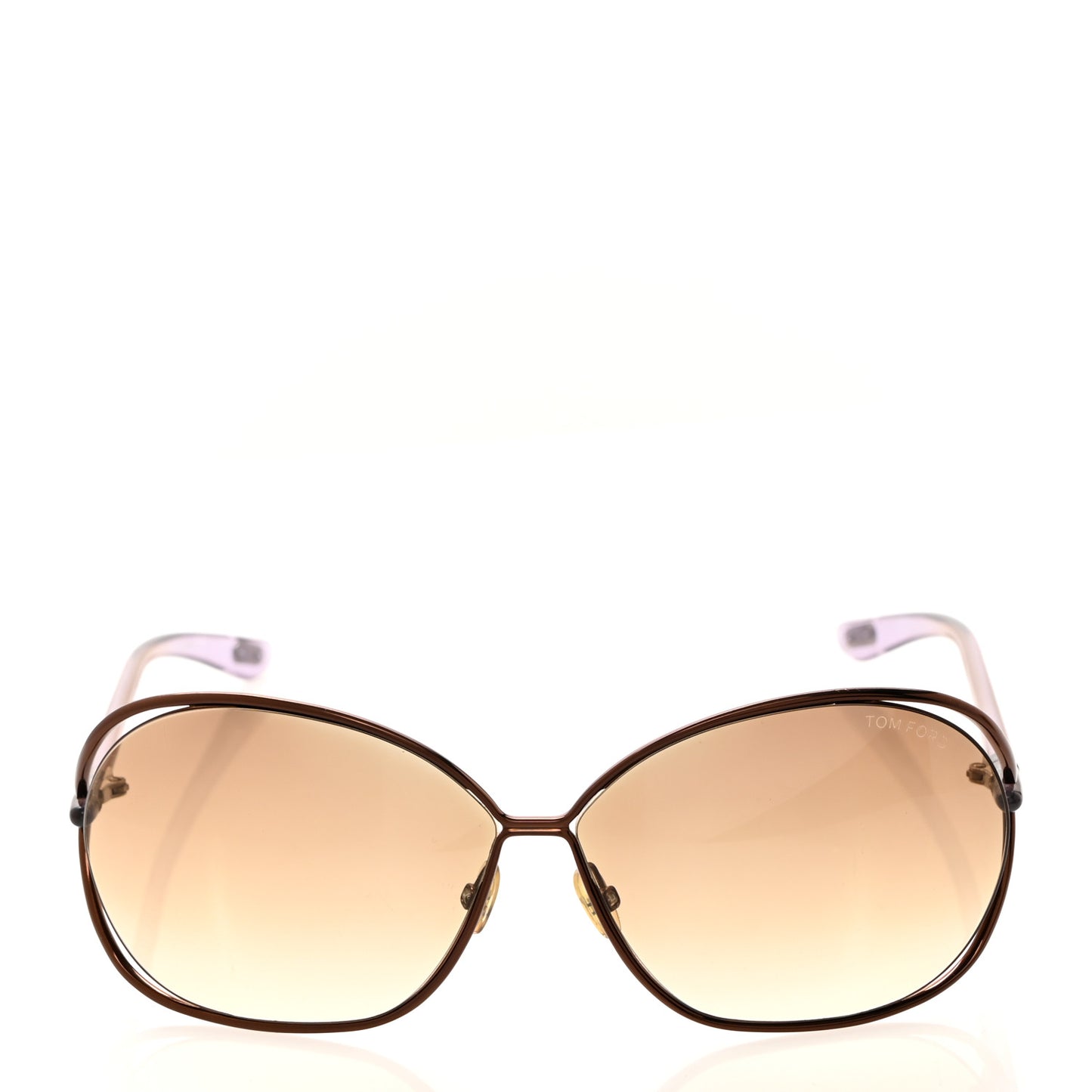 Carla Soft Square Sunglasses TF157 Dark Brown
