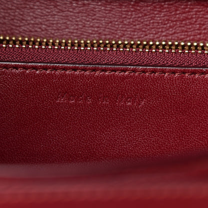 Celine Box Calfskin Medium Classic Box Flap Bag Burgundy 7 of 9