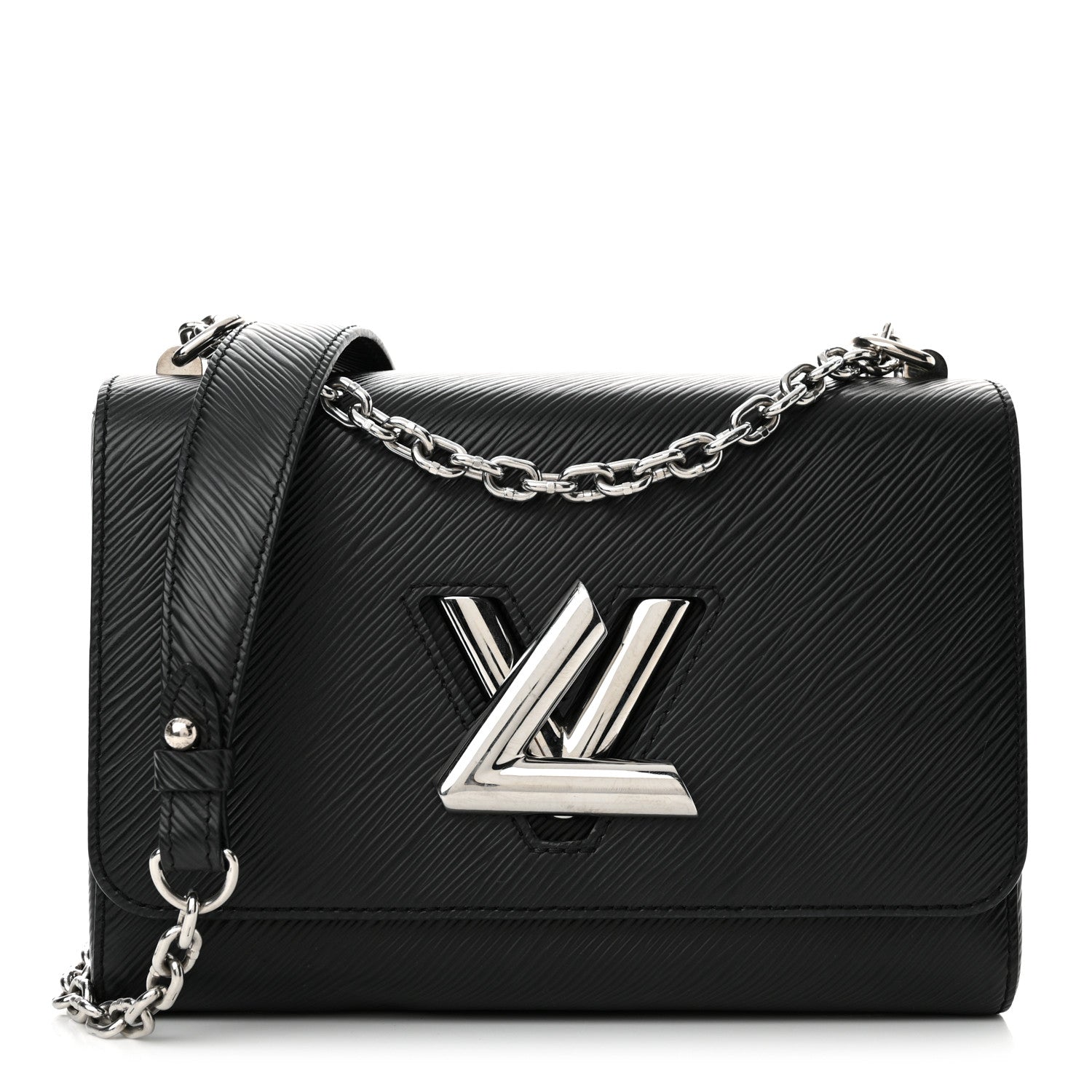 Louis Vuitton Epi Twist Shoulder Bag MM Black 1 of 11