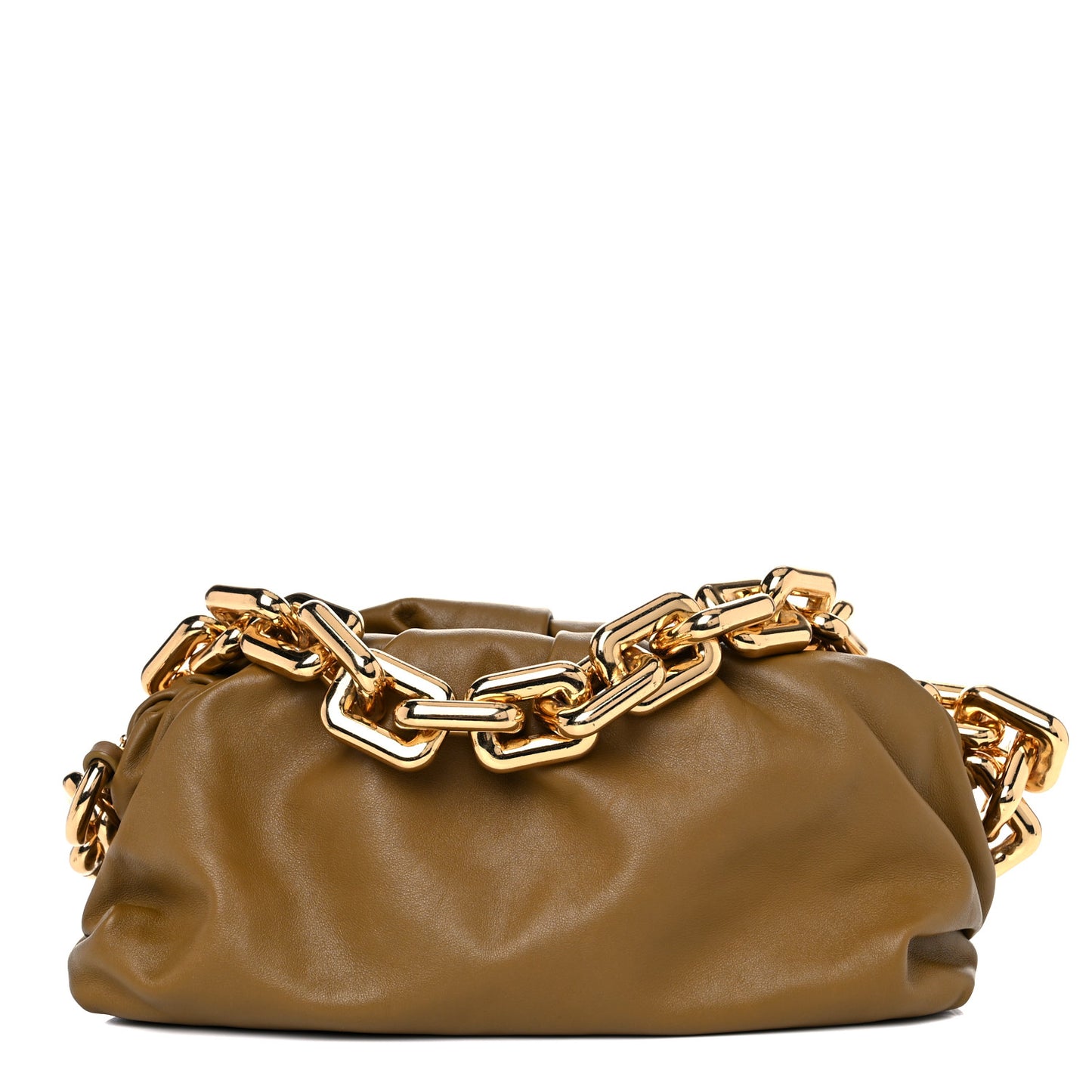 Calfskin The Pouch Chain Cammello