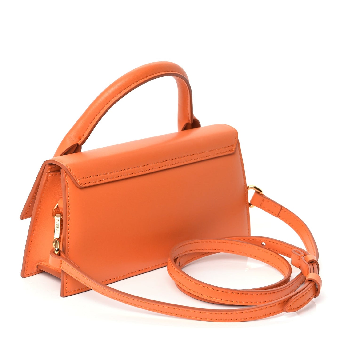 Smooth Calfskin Le Chiquito Long Orange
