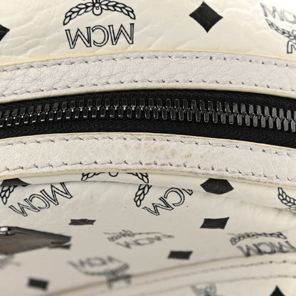 MCM Visetos Side Stud X-Mini Stark Bebe Boo Backpack White 23 of 28