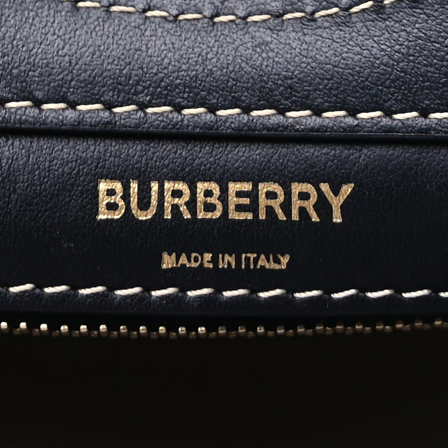 Burberry Smooth Calfskin Canvas Two Tone Mini Pocket Bag Natural Malt Brown 5 of 8