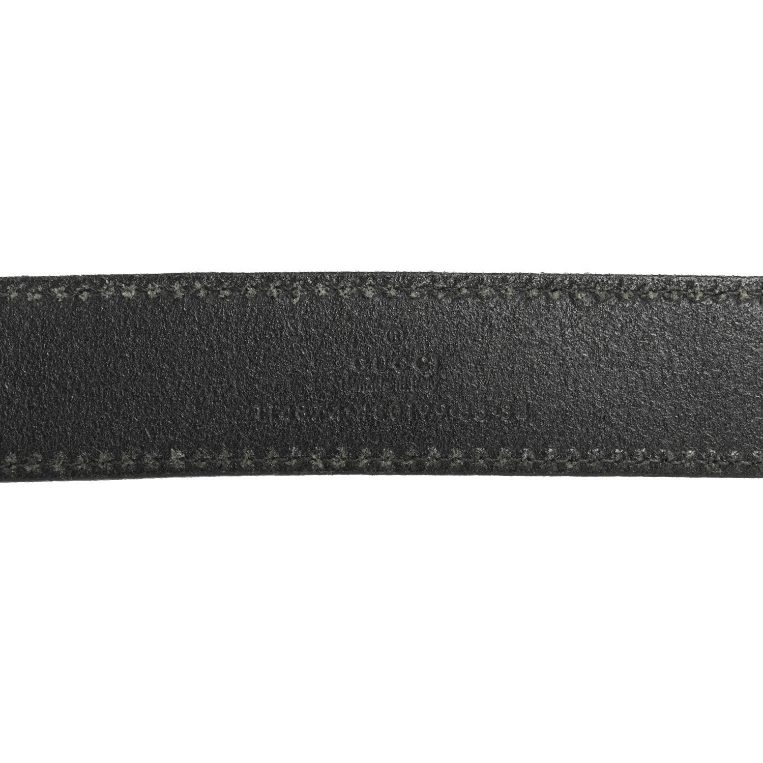 Gucci Calfskin InterLocking G Belt 85 34 Black 5 of 7