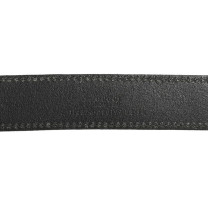 Gucci Calfskin InterLocking G Belt 85 34 Black 5 of 7