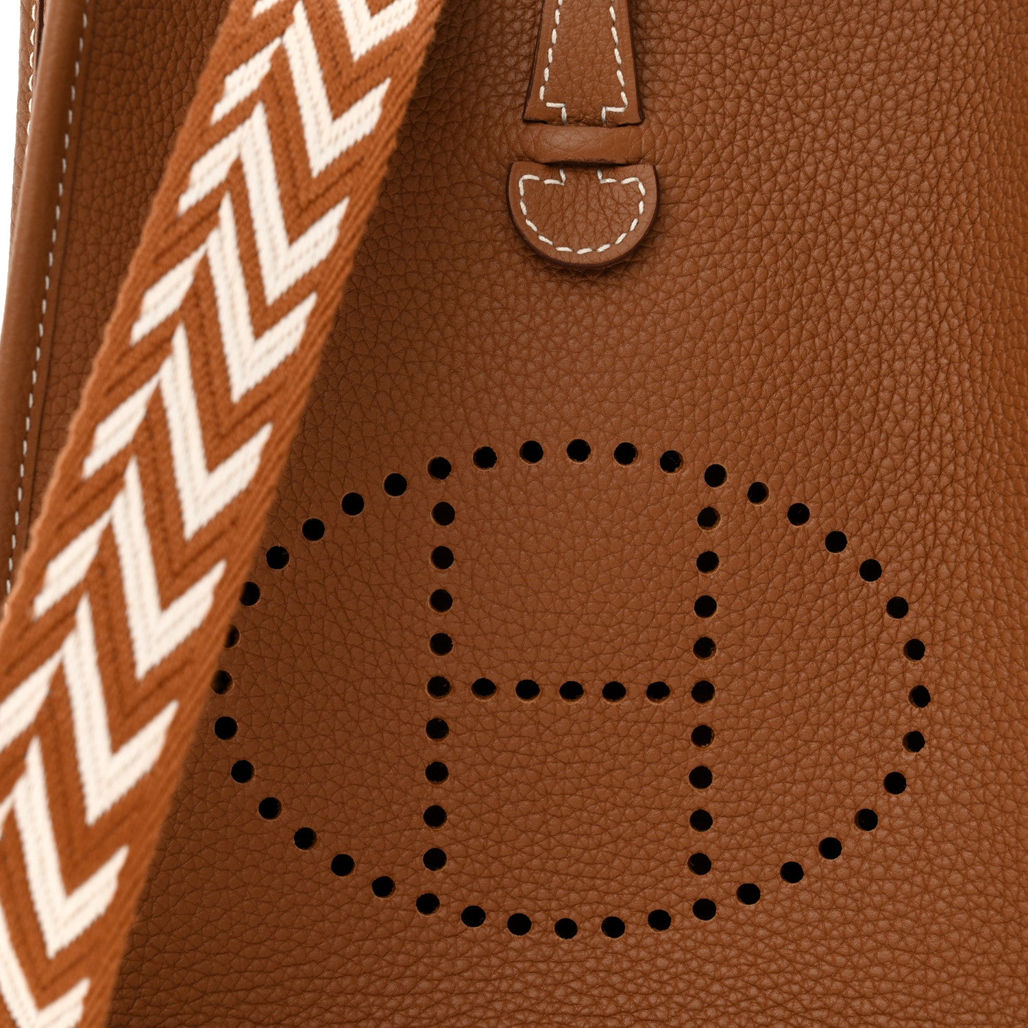 Hermes Taurillon Maurice Amazone Evelyne TPM Gold White 8 of 11