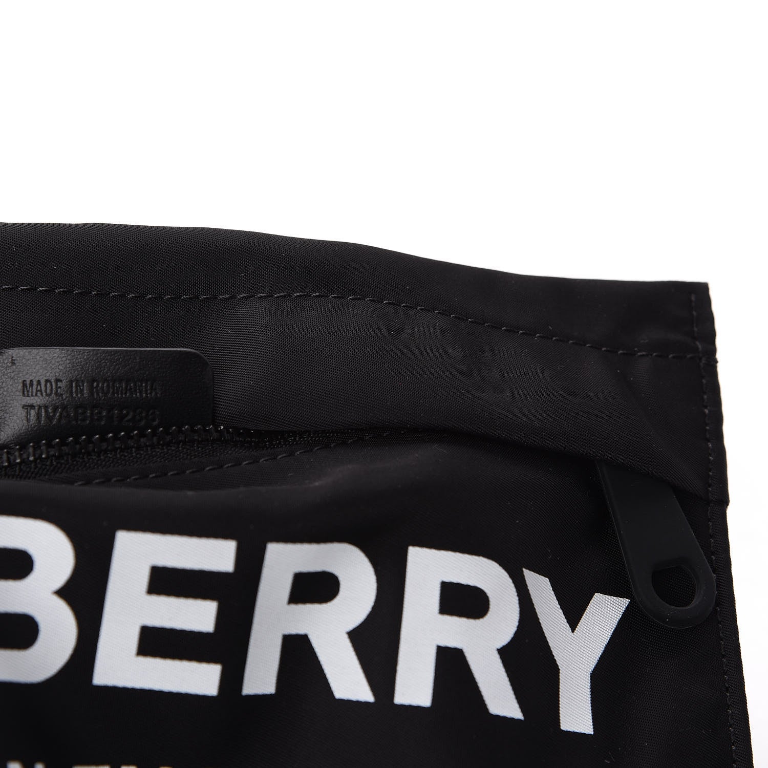 Burberry Nylon Logo Clutch Bag Black 9 of 10