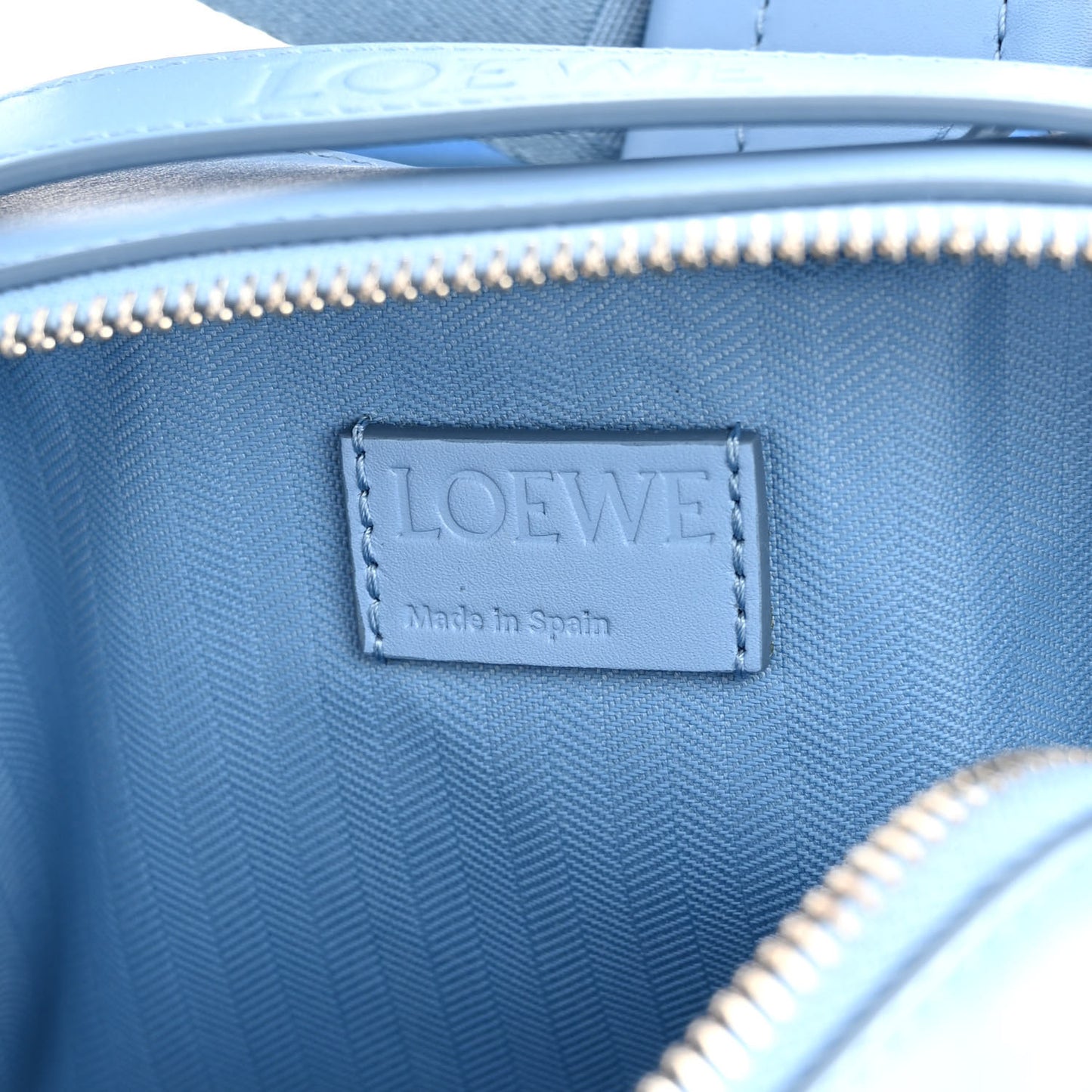 Satin Calfskin Mini Camera Bag Olympic Blue