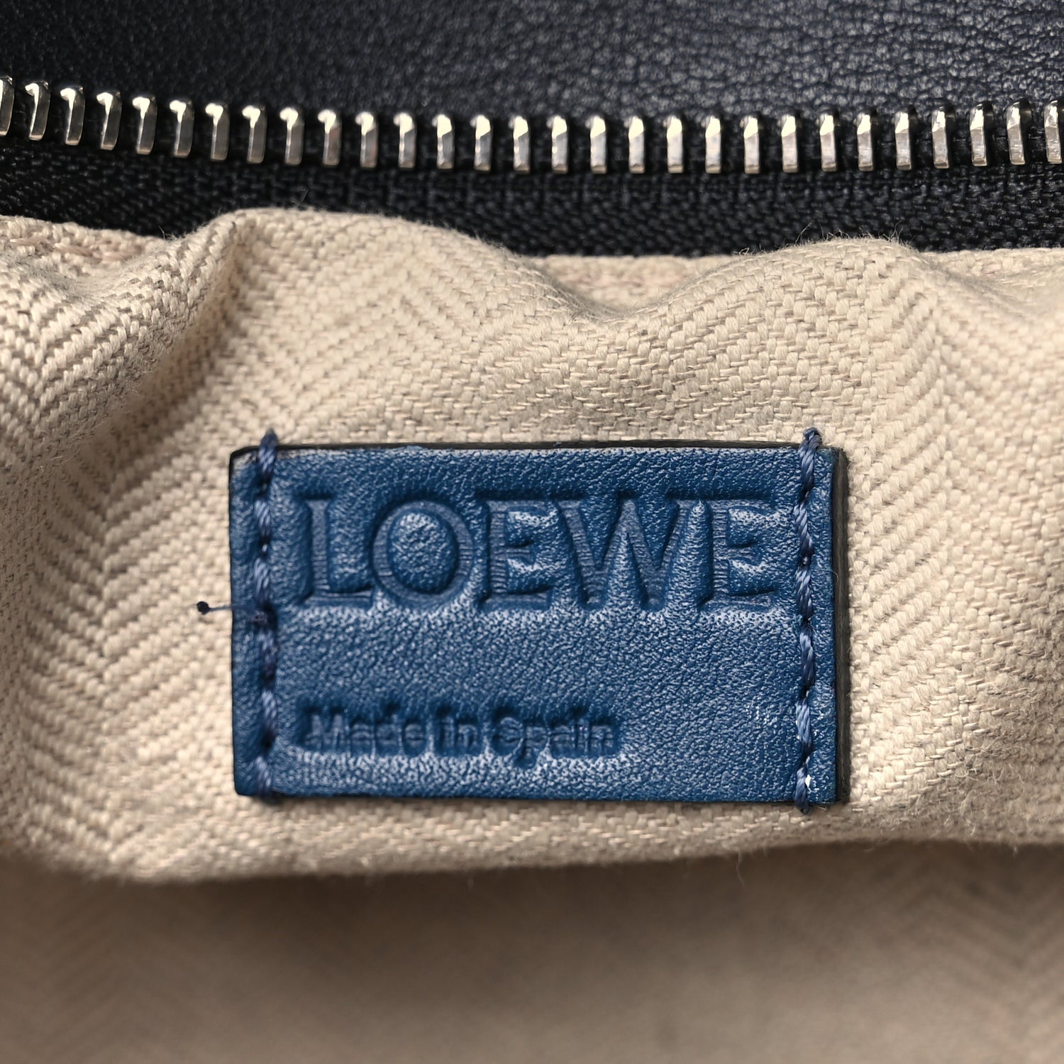 Loewe Calfskin Colorblock Medium Puzzle Bag Blue 5 of 9