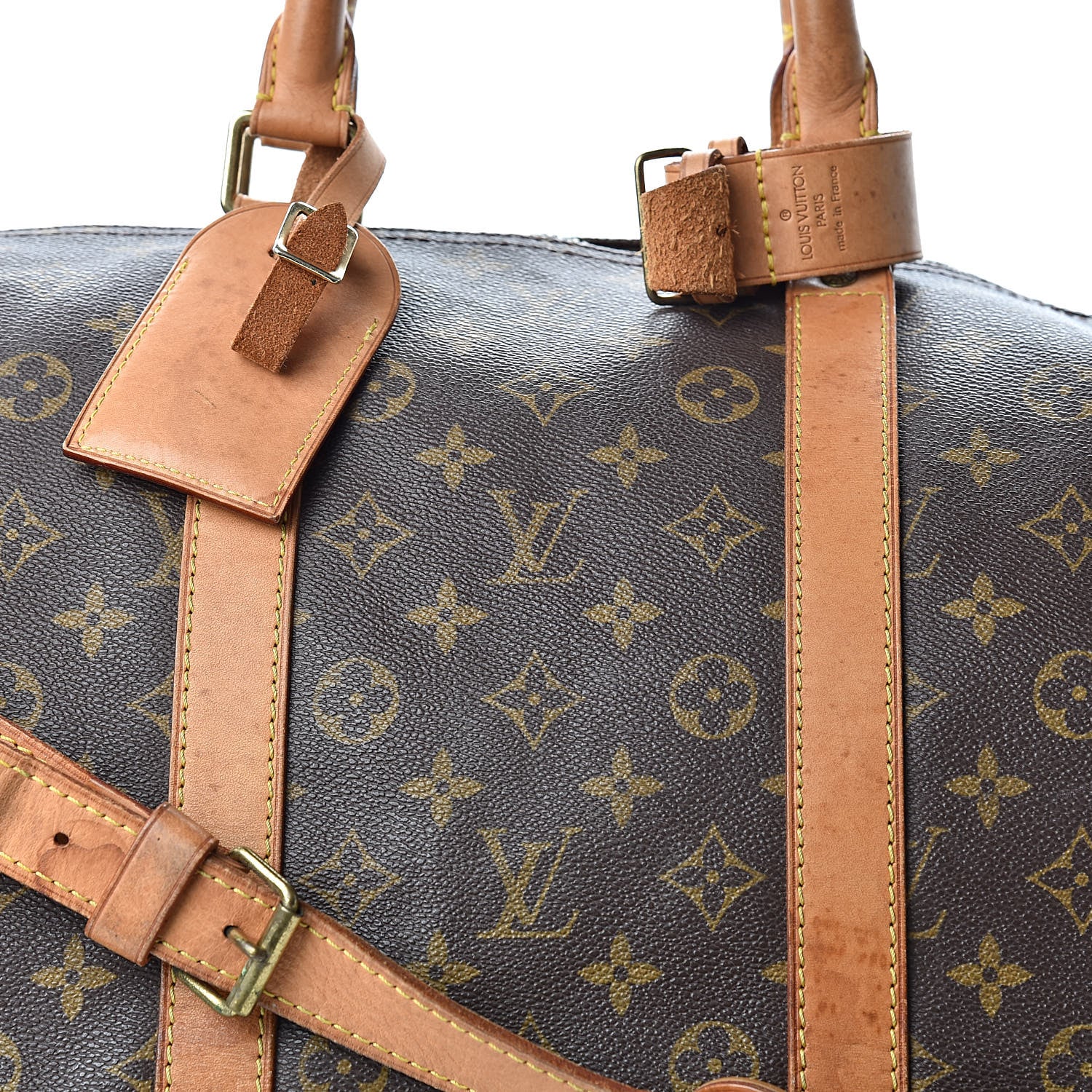 Louis Vuitton Monogram Keepall Bandouliere 55 8 of 27