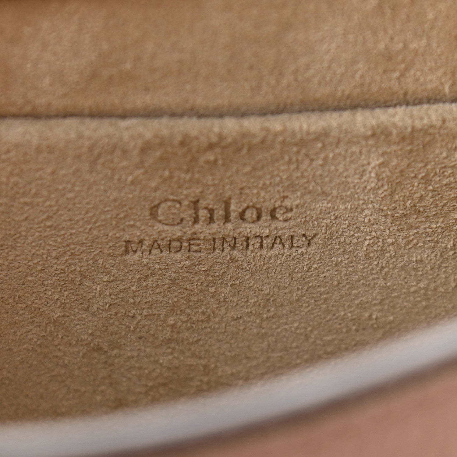 Chloe Calfskin Suede Small Nile Bracelet Bag Biscotti 6 of 8