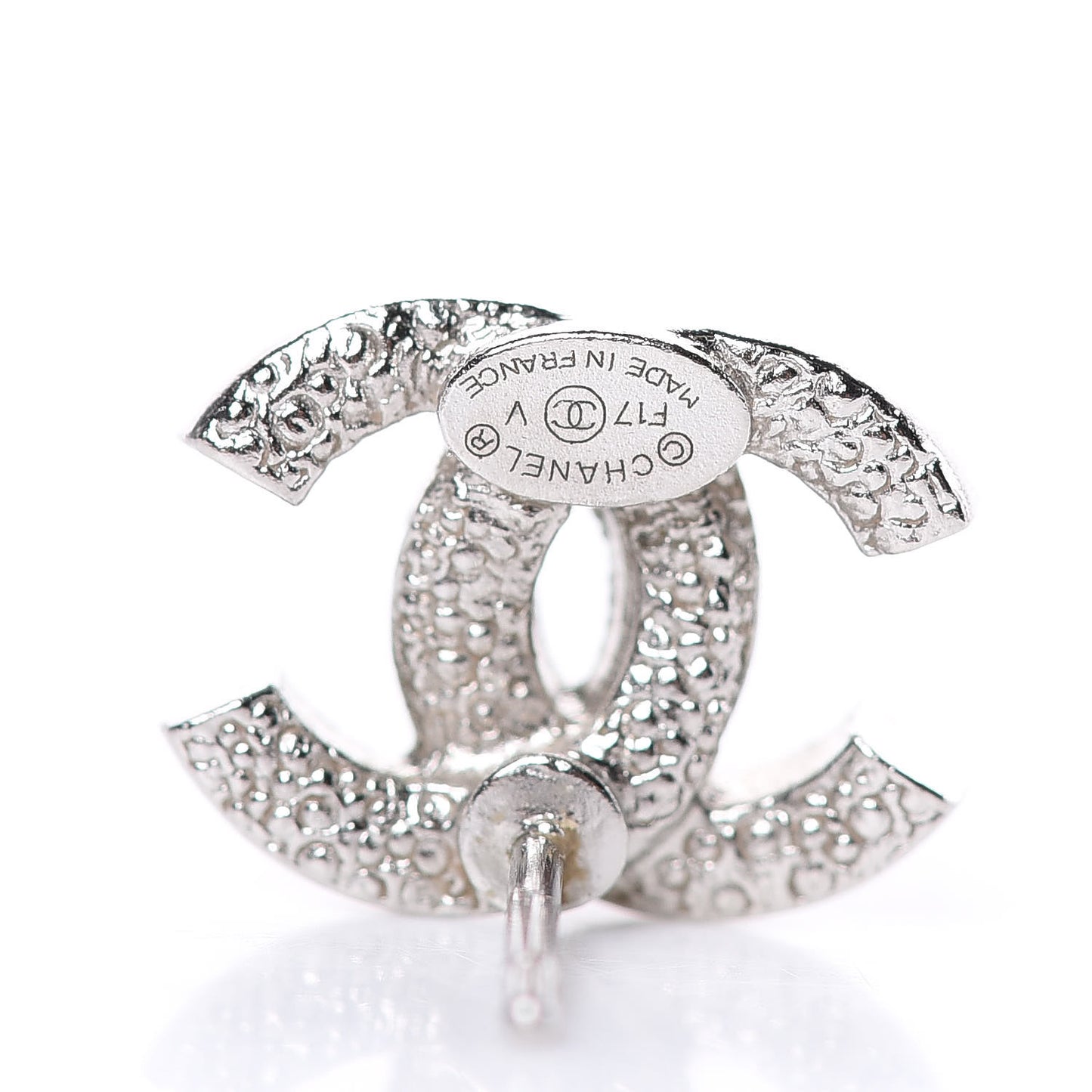 Crystal Mini Timeless CC Earrings Silver