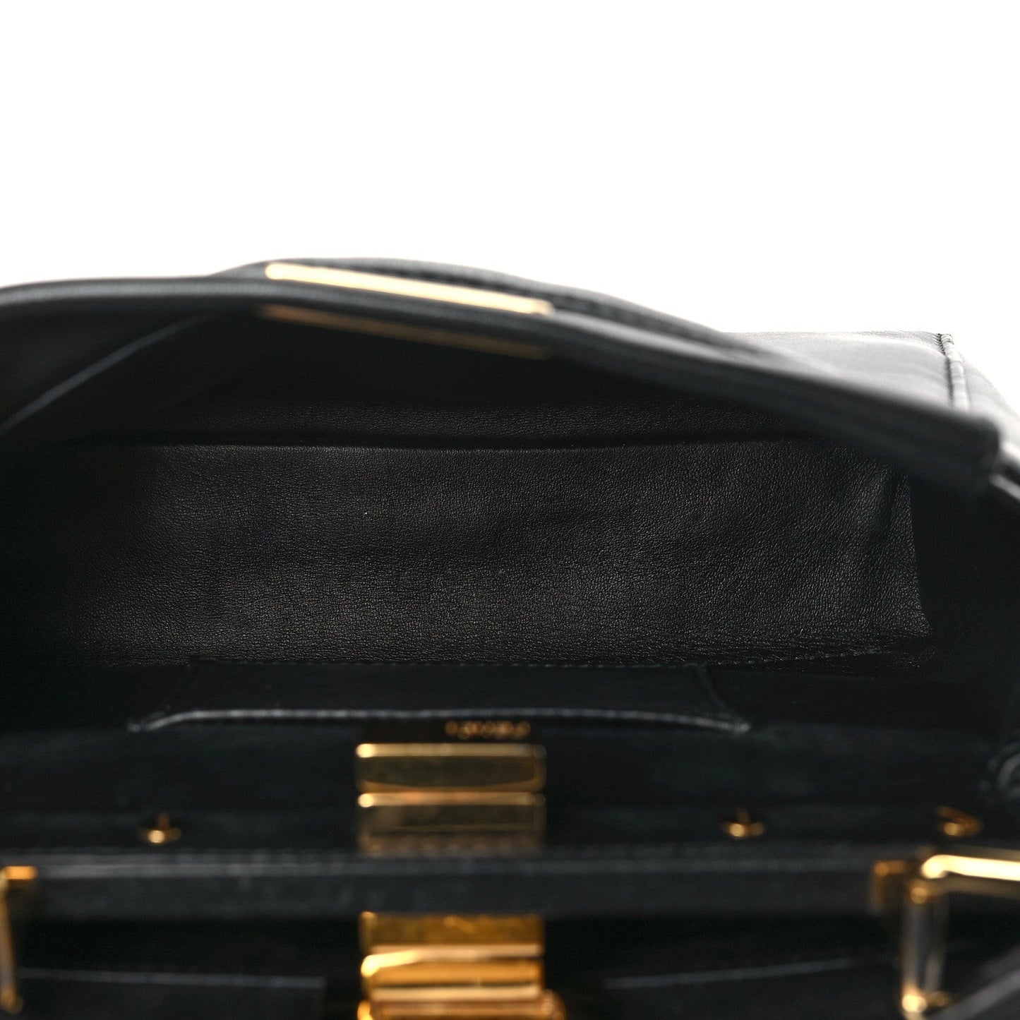 Nappa Mini Peekaboo Iconic Satchel Black
