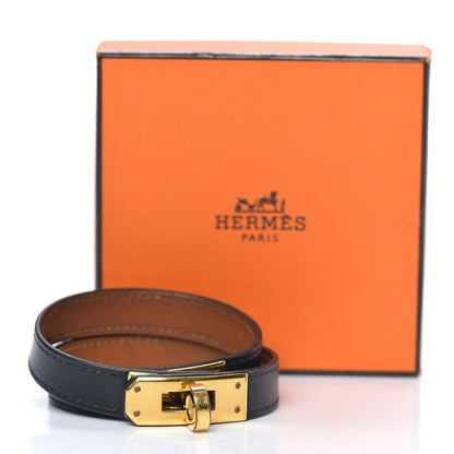 Hermes Box Kelly Double Tour Bracelet M Black 7 of 7