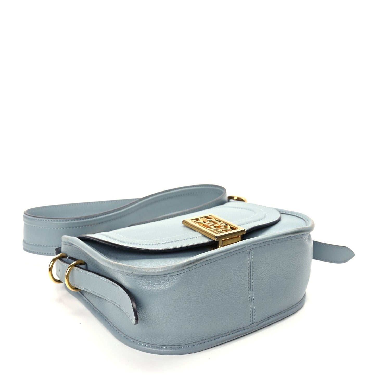 Silky Calfskin Small Sadie Satchel Cloud