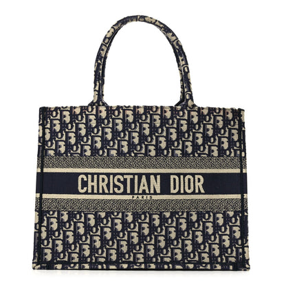 Christian Dior Oblique Medium Book Tote Blue Multicolor 1 of 9
