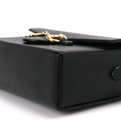 Gucci Calfskin Horsebit 1955 Shoulder Bag Black 9 of 10