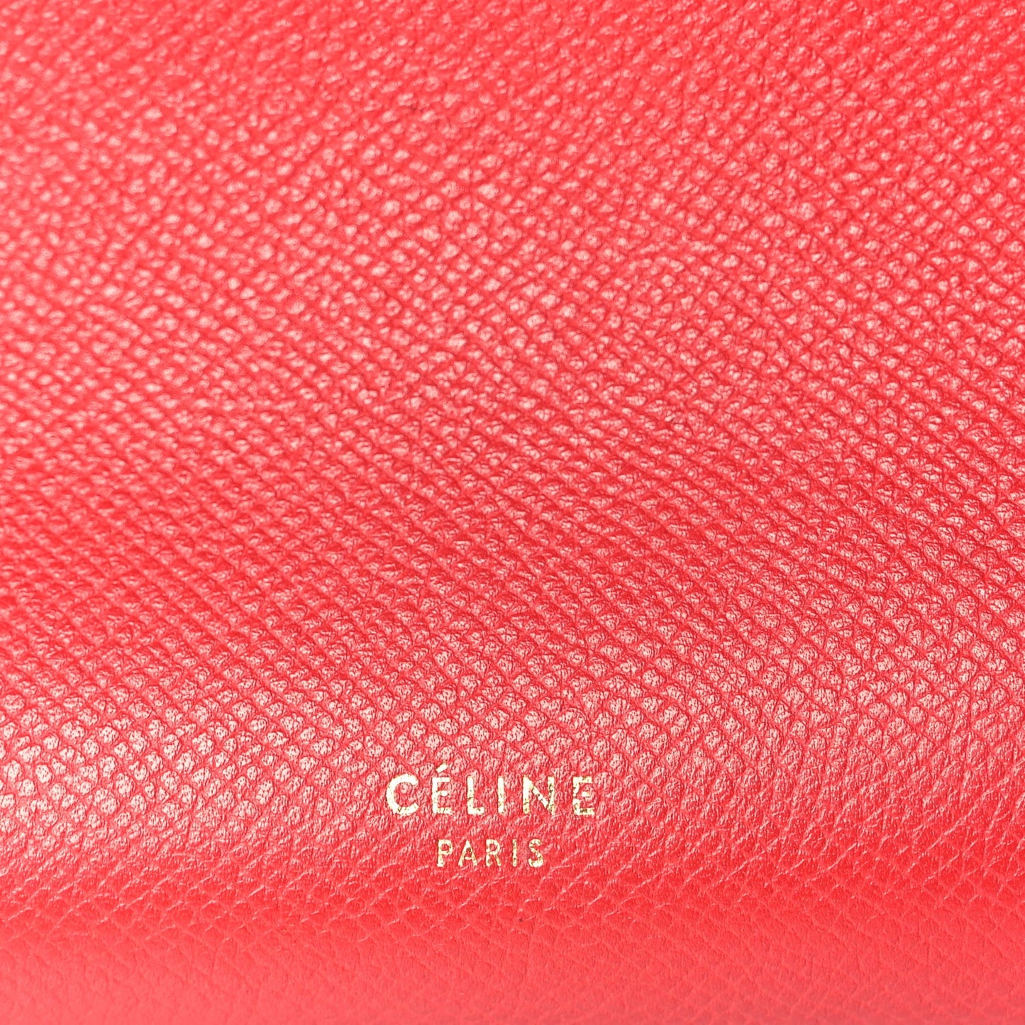 Grained Calfskin Micro Belt Bag Coquelicot
