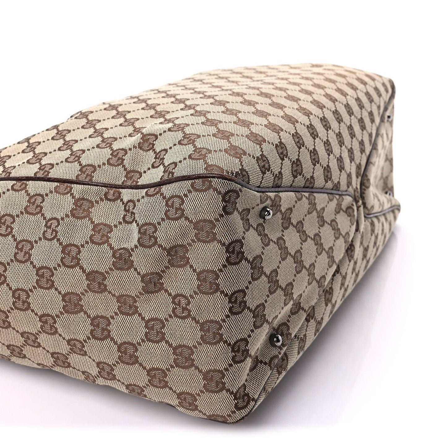 Monogram Medium Tote  Dark Brown