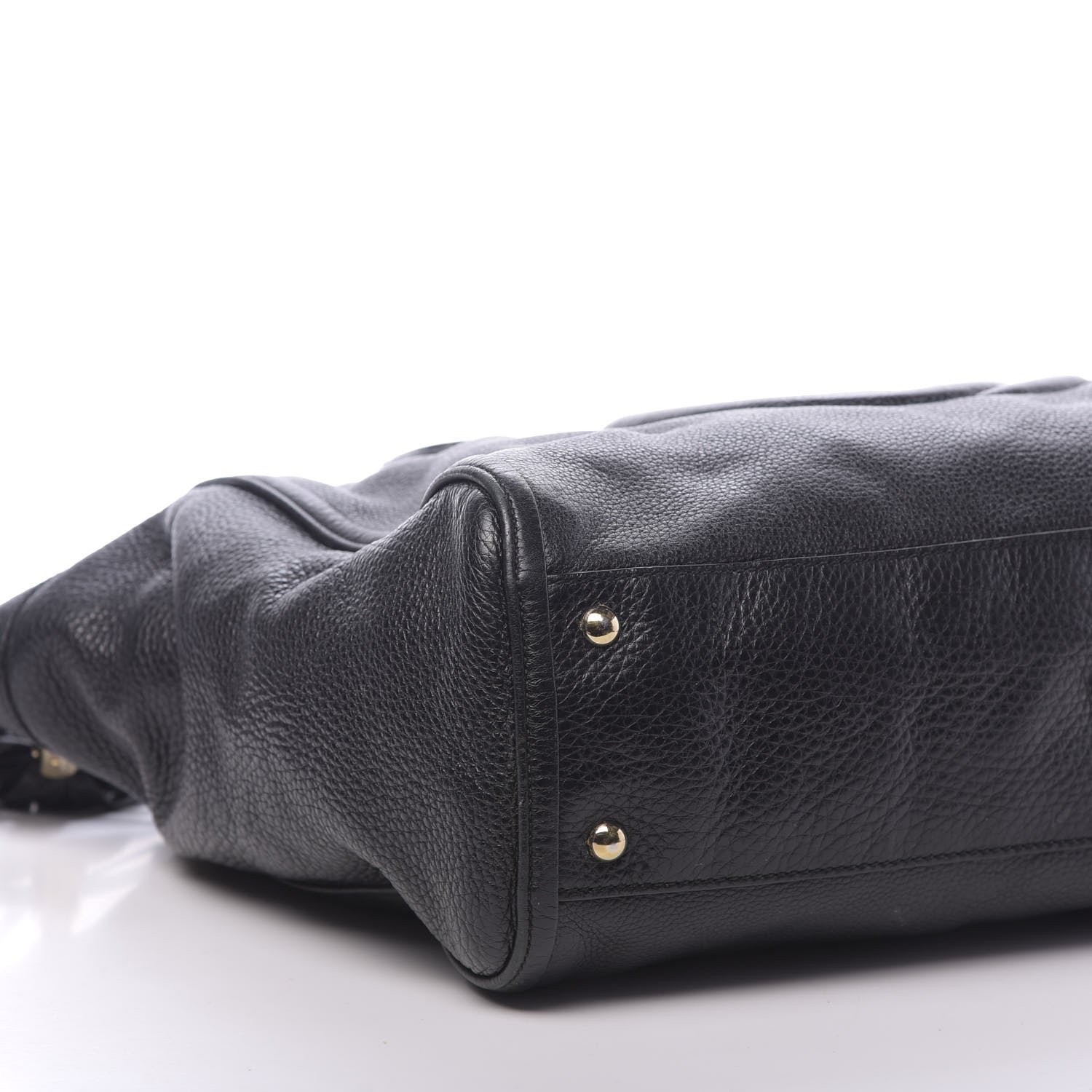 Gucci Pebbled Calfskin Large Soho Top Handle Bag Black 11 of 12