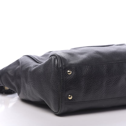 Gucci Pebbled Calfskin Large Soho Top Handle Bag Black 11 of 12
