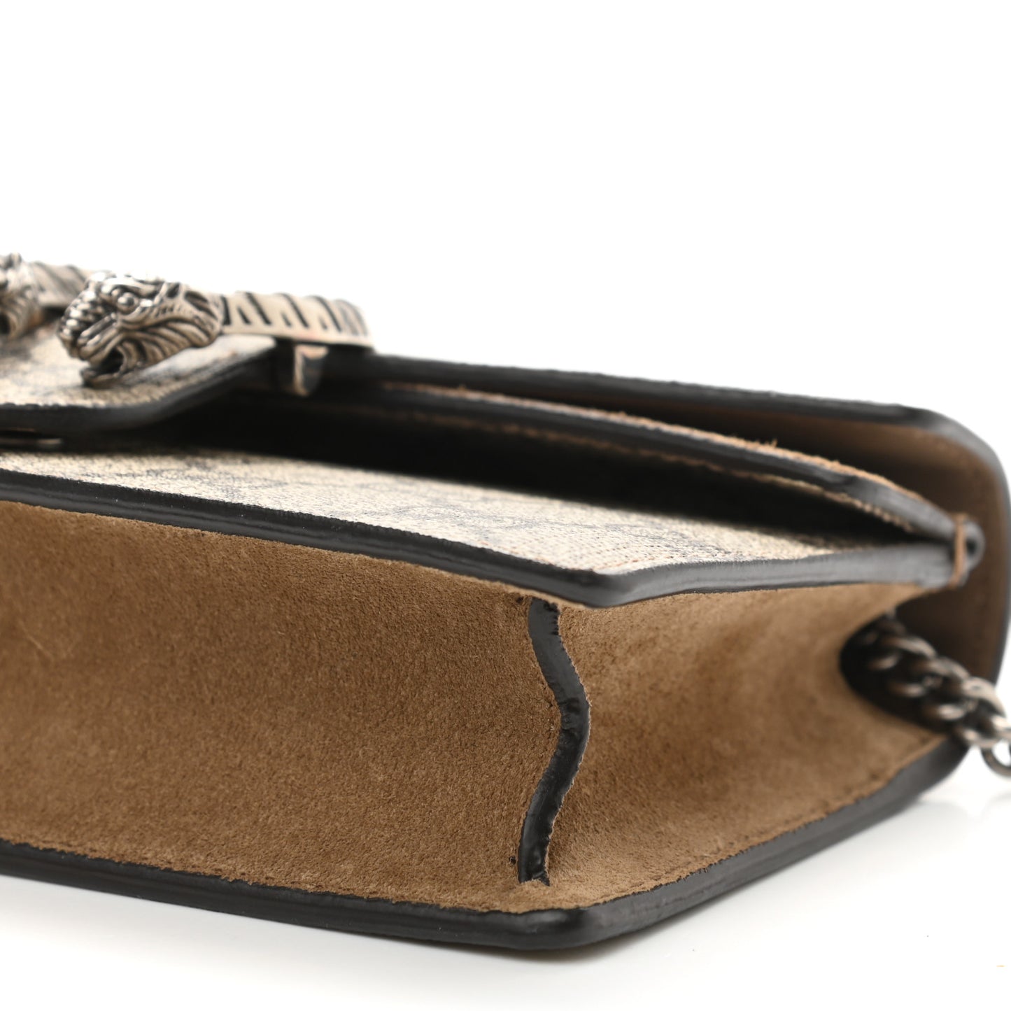 GG Supreme Monogram Super Mini Dionysus Shoulder Bag Taupe