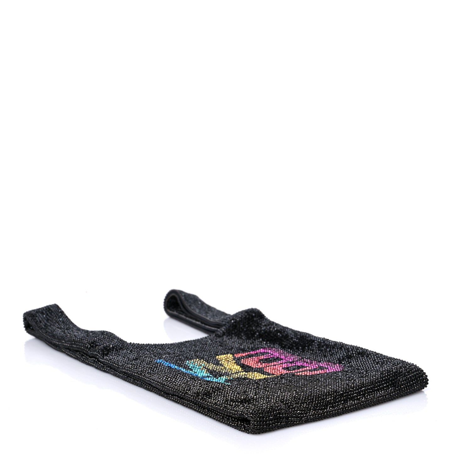 Crystal Mini Wanglock Shopper Black Rainbow