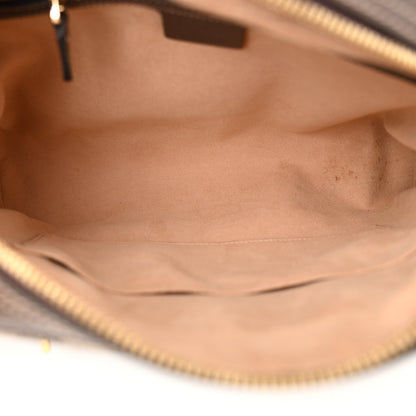 Gucci GG Supreme Monogram Web Small Ophidia Shoulder Bag Brown 5 of 17