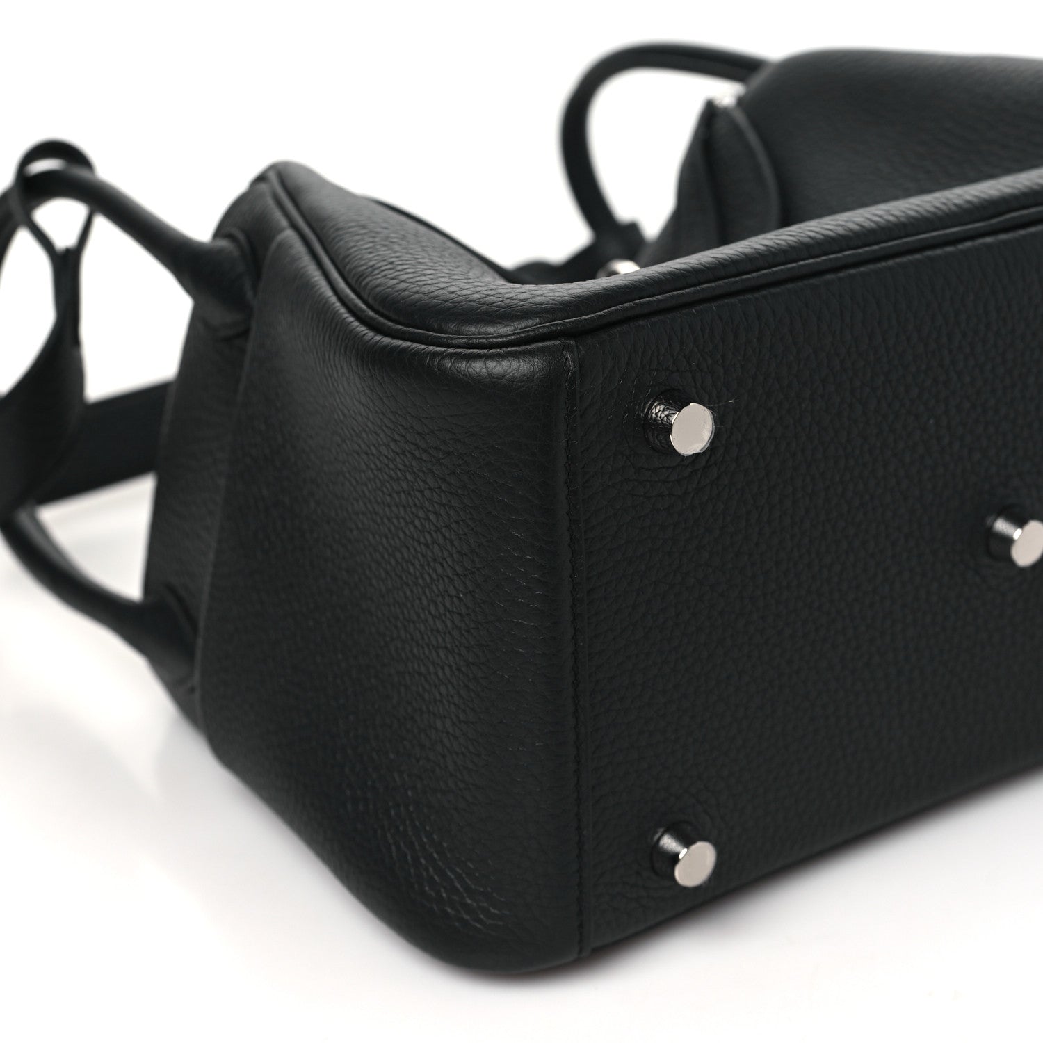 Hermes Taurillon Clemence Lindy 26 Black 9 of 11