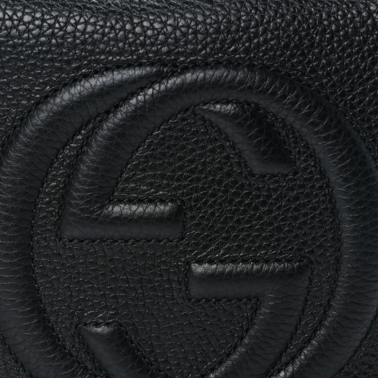 Gucci Pebbled Calfskin Small Soho Disco Bag Black 6 of 8