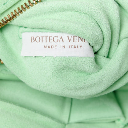 Bottega Veneta Suede Maxi Intrecciato Padded Chain Cassette Crossbody Bag Wasabi 7 of 12