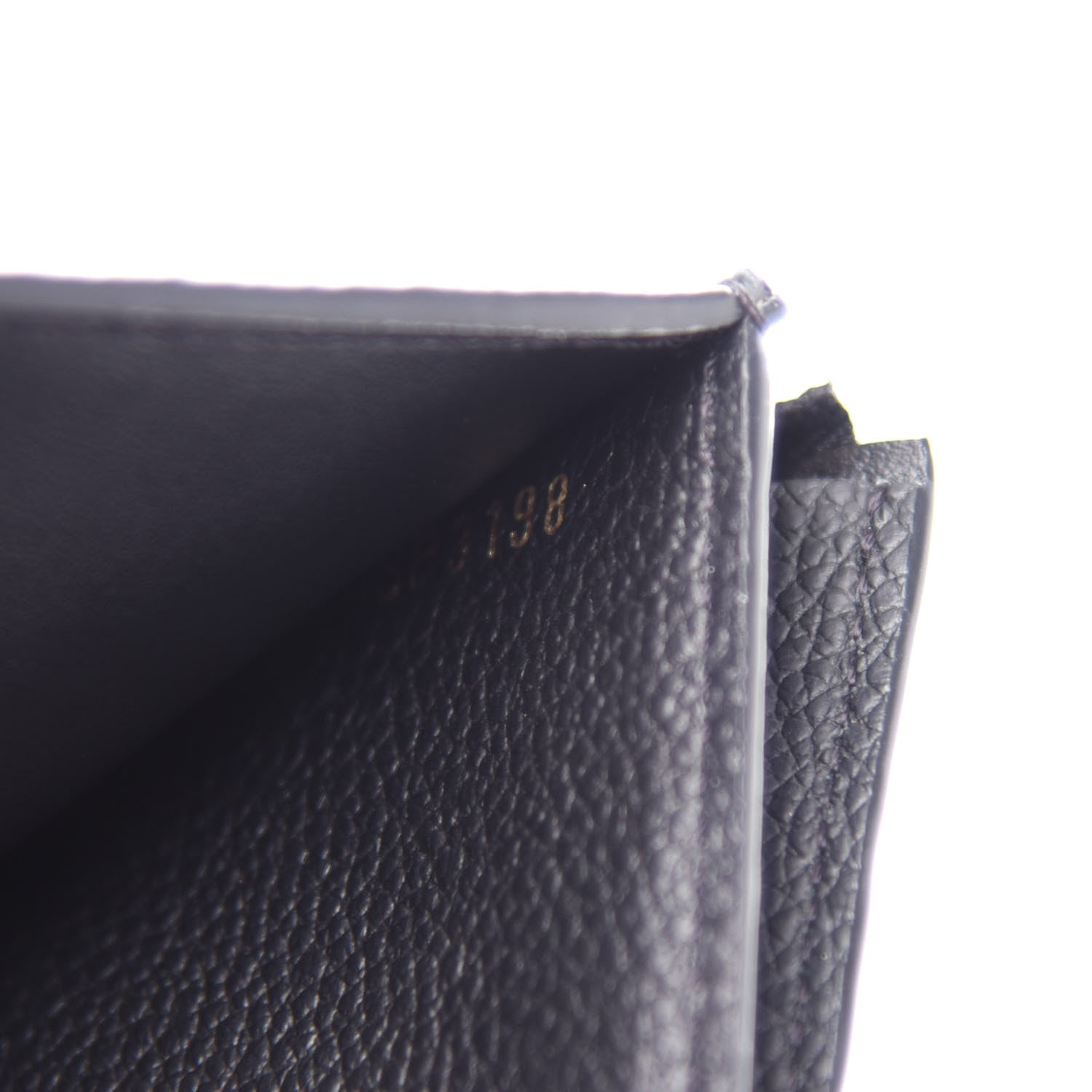 Louis Vuitton Empreinte Zoe Wallet Black 7 of 8