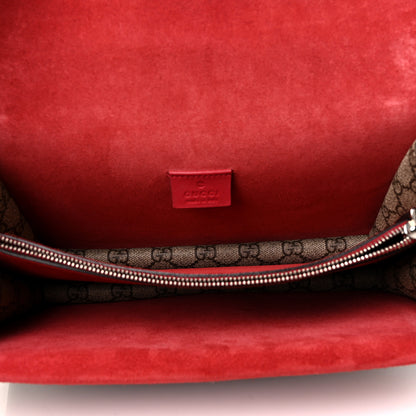 Gucci GG Supreme Monogram Small Dionysus Shoulder Bag Red 5 of 11