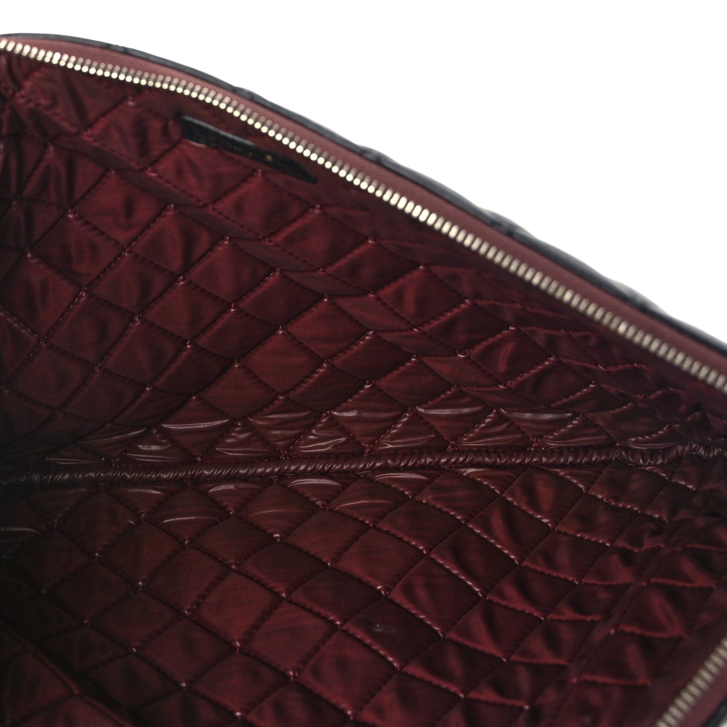 Lambskin Quilted Large Case Black