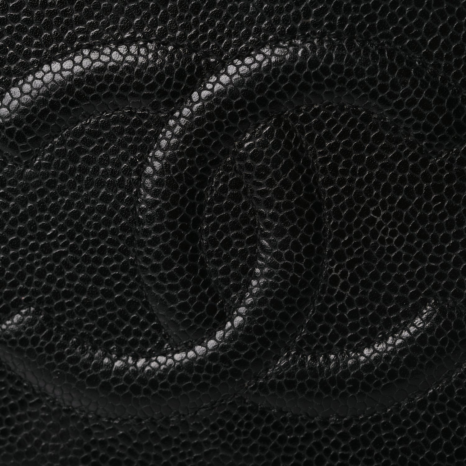 Chanel Caviar Timeless CC Wallet On Chain WOC Black 7 of 9