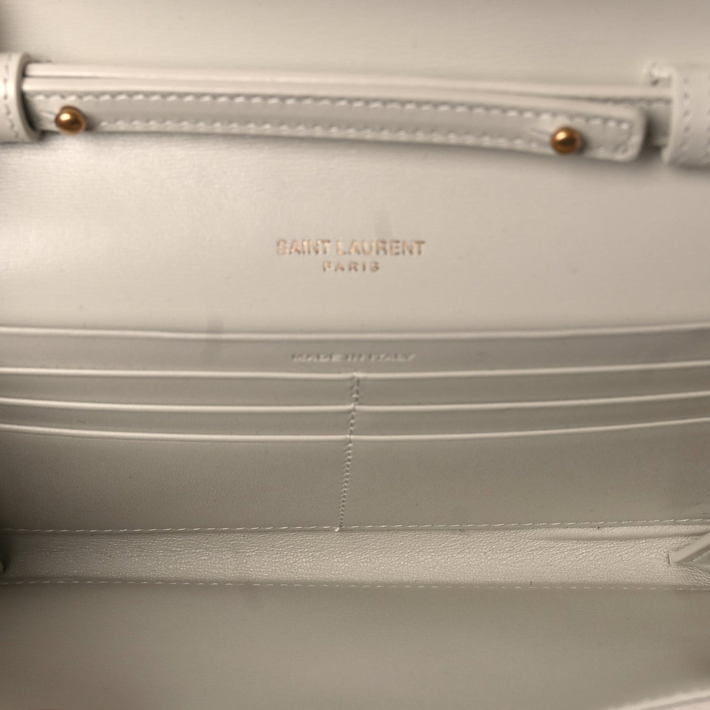 Smooth Calfskin Le Maillon Chain Wallet Crema Soft