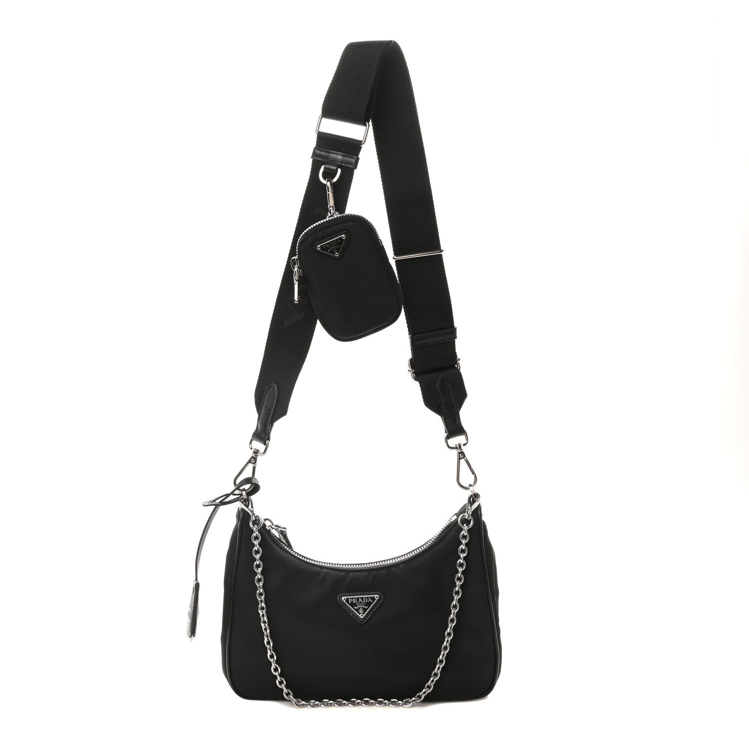 Prada Nylon Re-Edition 2005 Shoulder Bag Black 1 of 11