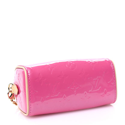 Louis Vuitton Vernis Monogram Nano Speedy Neon Pink 4 of 9