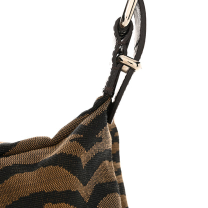 Fendi Canvas Tiger Print Oyster Brown 10 of 13