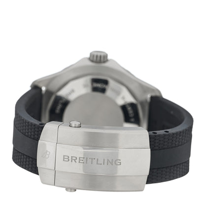 Breitling Stainless Steel Rubber 44mm SuperOcean Automatic Watch Black A17376 3 of 5