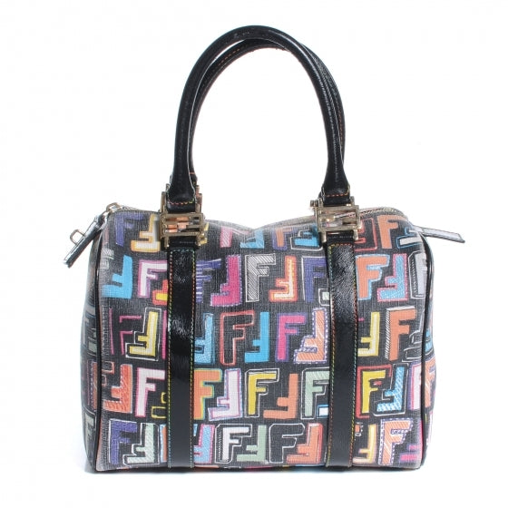 Fendi Zucca Spalmati FF Multicolor Forever Boston Black Multicolor 1 of 8