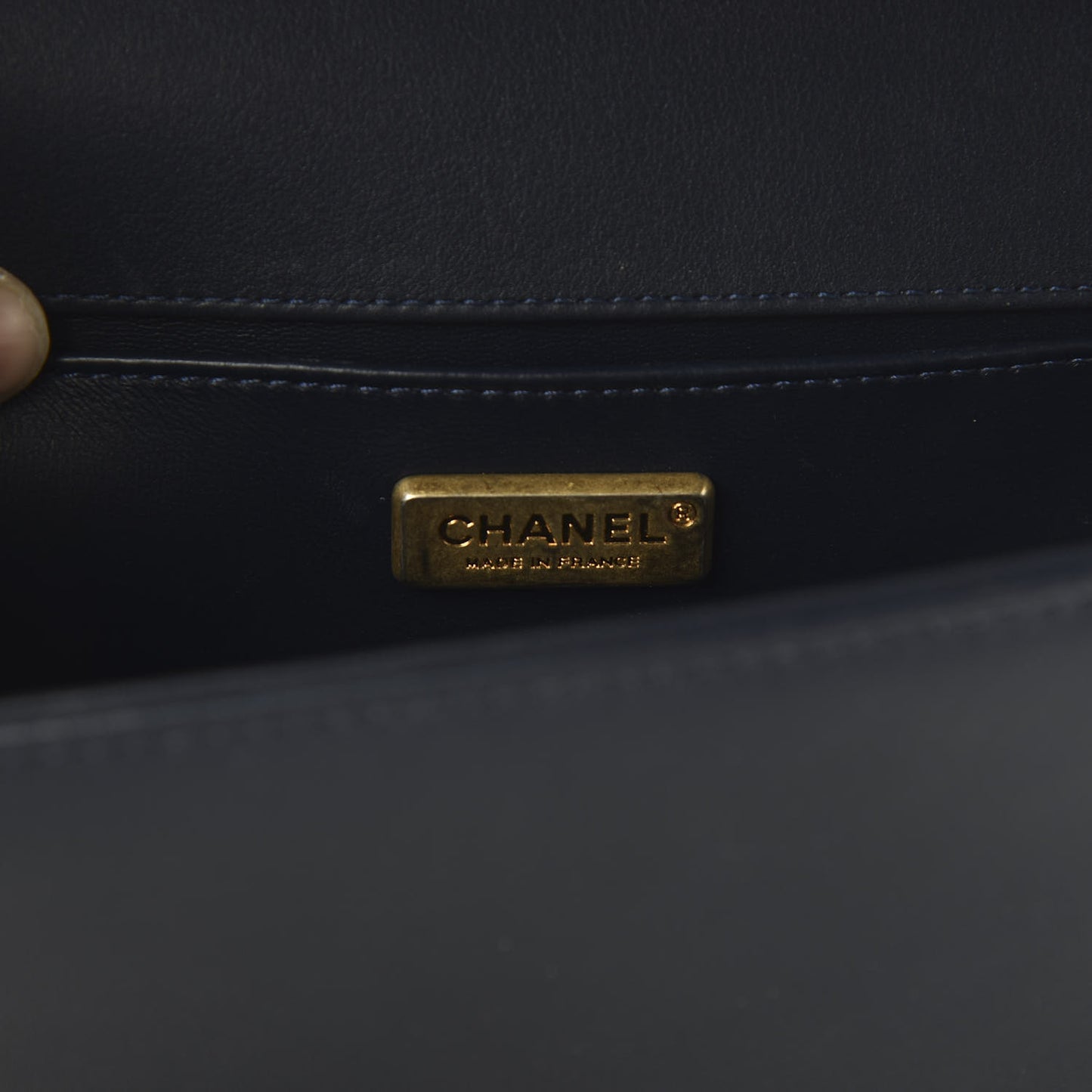 Orylag Medium Boy Top Handle Flap Black